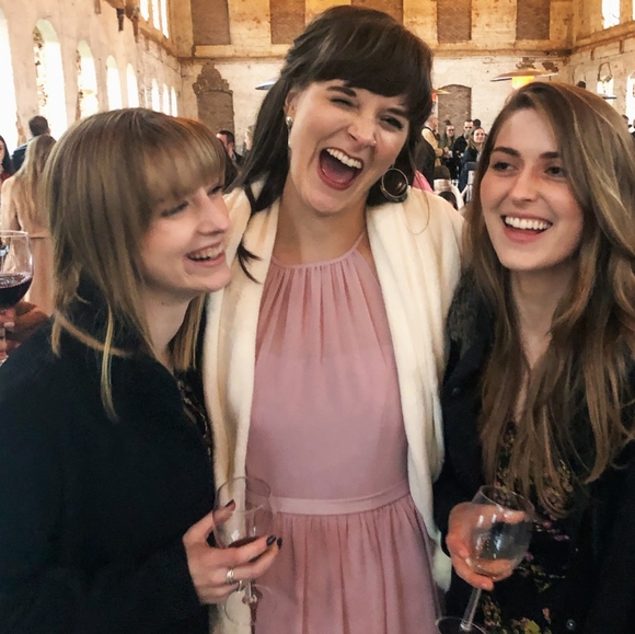 Brideside Samantha Dress in Mauve - Picture 4 of 5